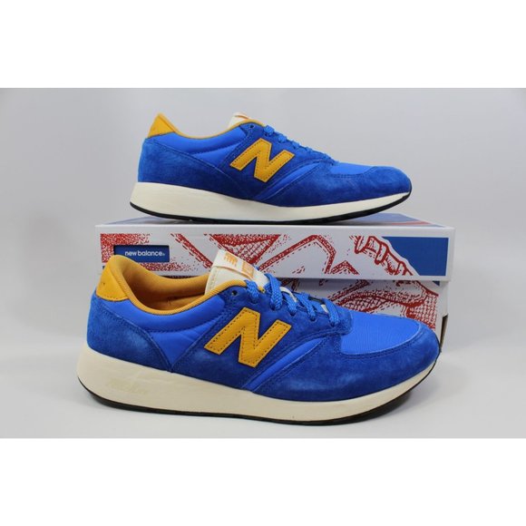 new balance blue gold